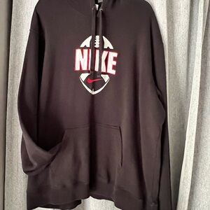 Nike Black Sweatshirt Hoodie Athletic Style